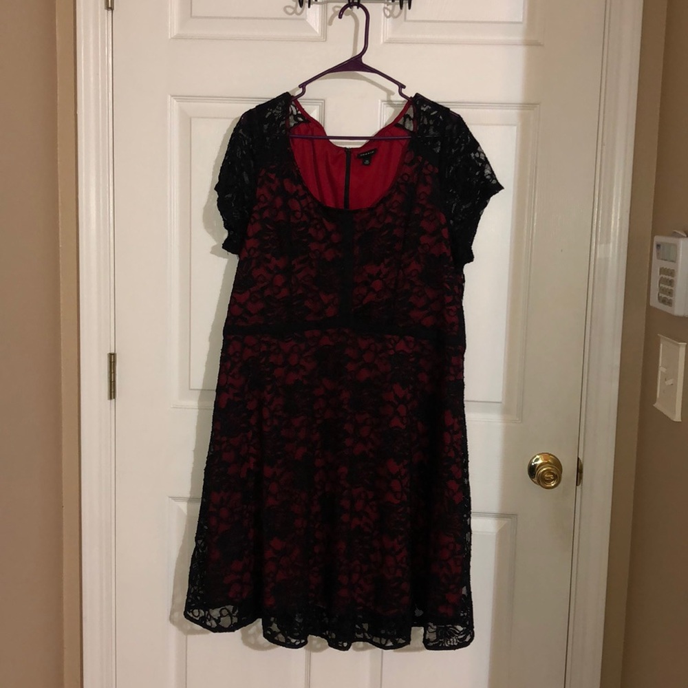 Short Sleeved Lace Dress from Torrid